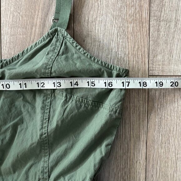 Universal Thread Maxi Cargo Jumpsuit Olive Green Womens Small Streetwear Y2K - Picture 7 of 15